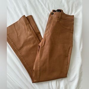 Just Black Denim Coated Kick Flare Jeans